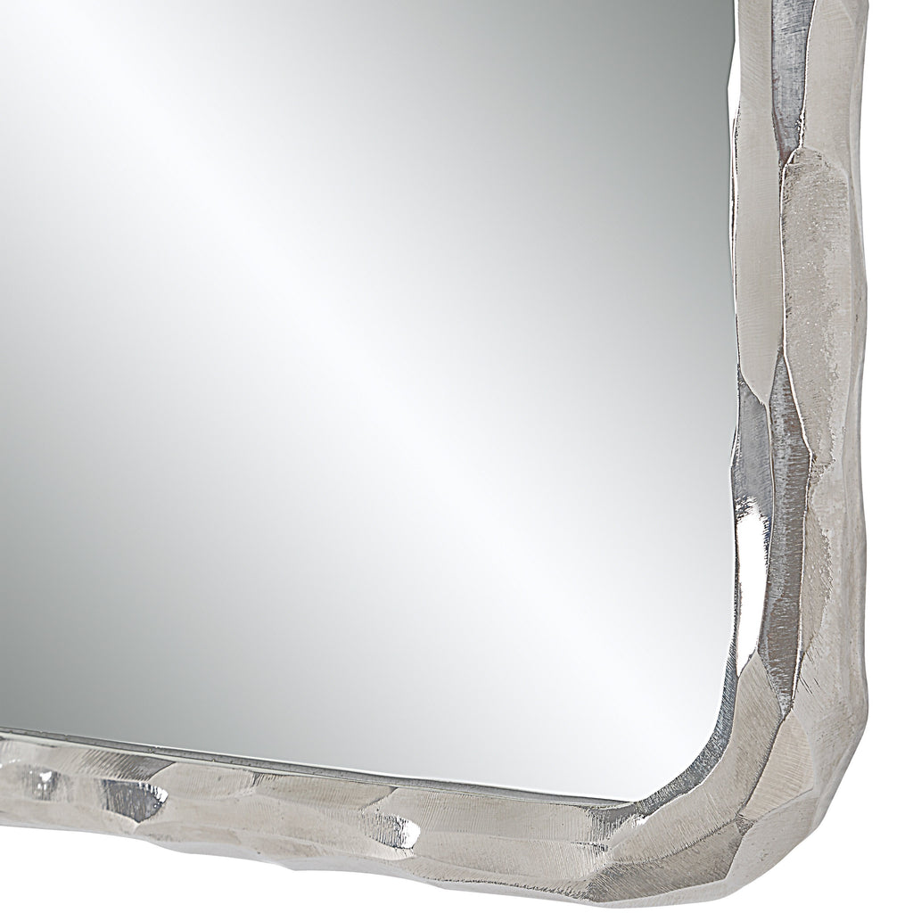 Renwil Pollonia 36" H x 24" W Wall Mirror - Grey