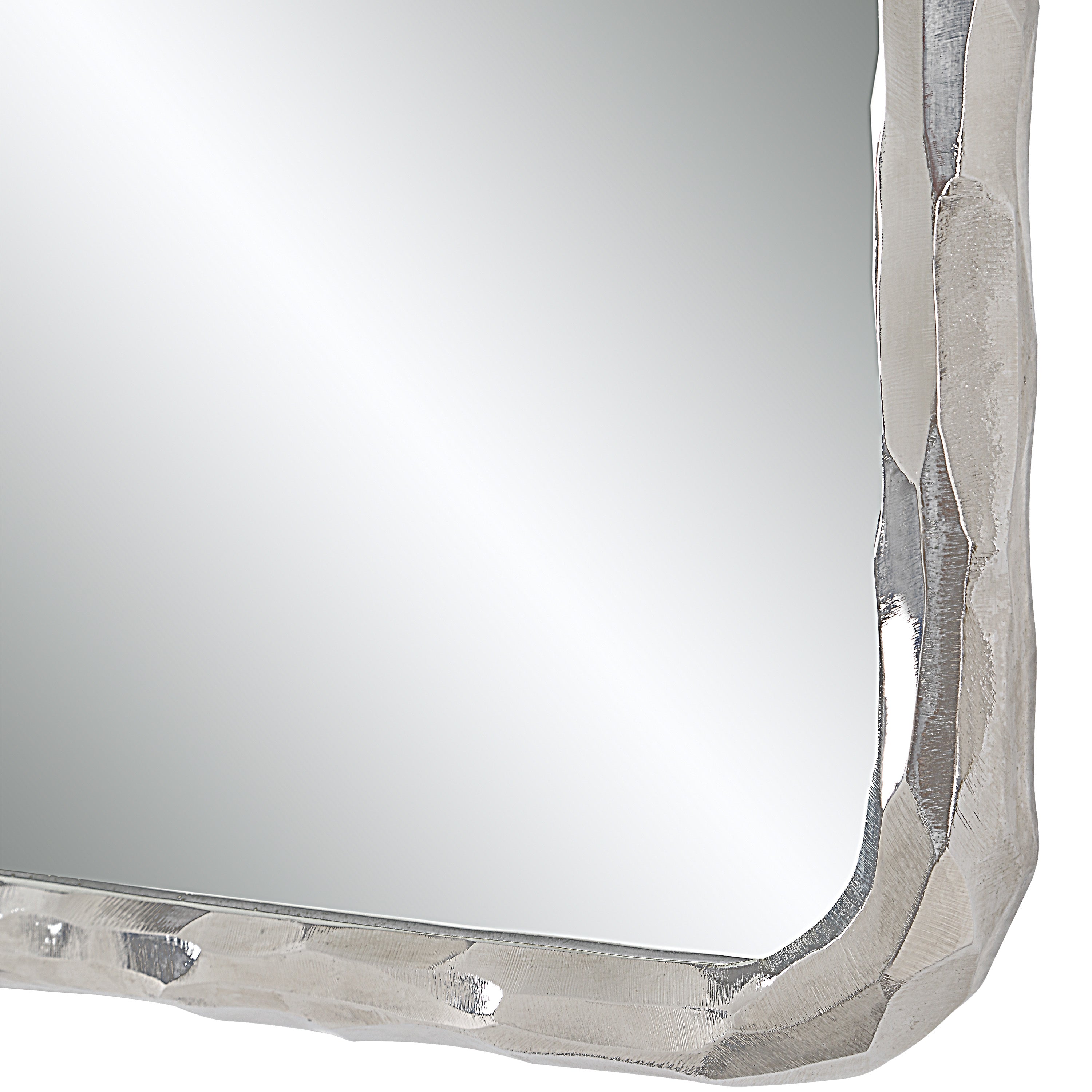 Renwil Pollonia 36" H x 24" W Wall Mirror - Grey
