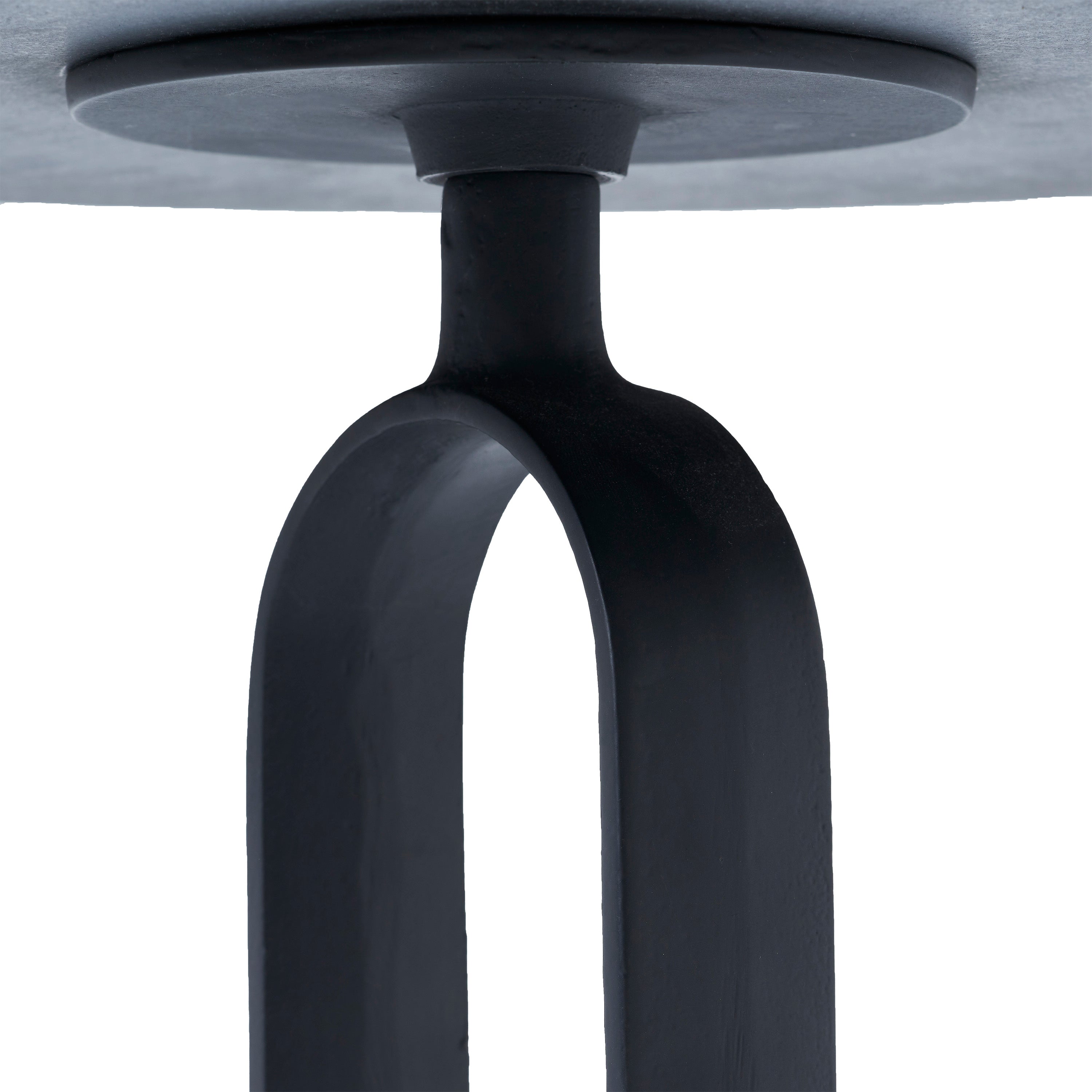 Renwil Ery x Indoor Cast Aluminum Side Table - Matte Black