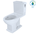 TOTO Connelly Two Piece Elongated Dual Max 1.28 and 0.9 GPF Universal Height Toilet with Cefiontect and Right Lever