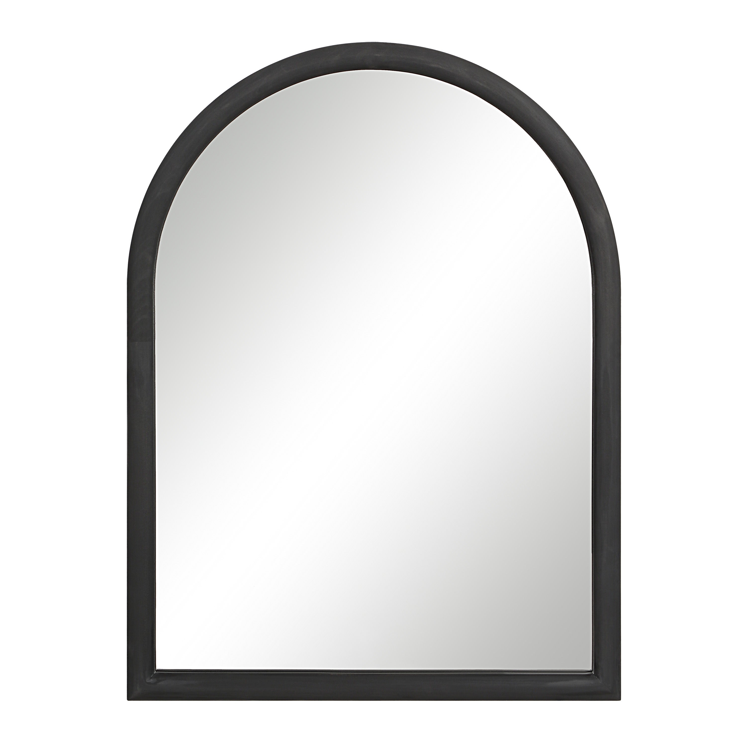 Renwil Olfito 24" H x 18" W Wall Mirror - Black