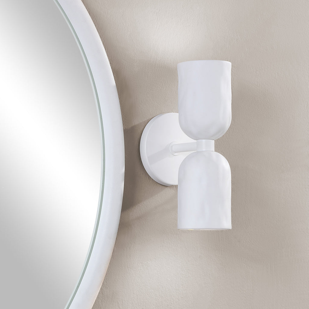 Renwil Akira 11.2" Off-White 2-Light Wall Sconce