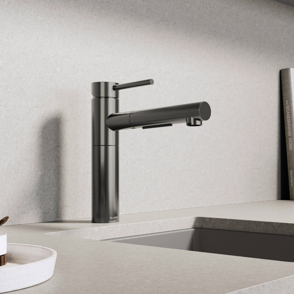 Blanco Alta II Low Arc Pull-Out Dual-Spray Kitchen Faucet