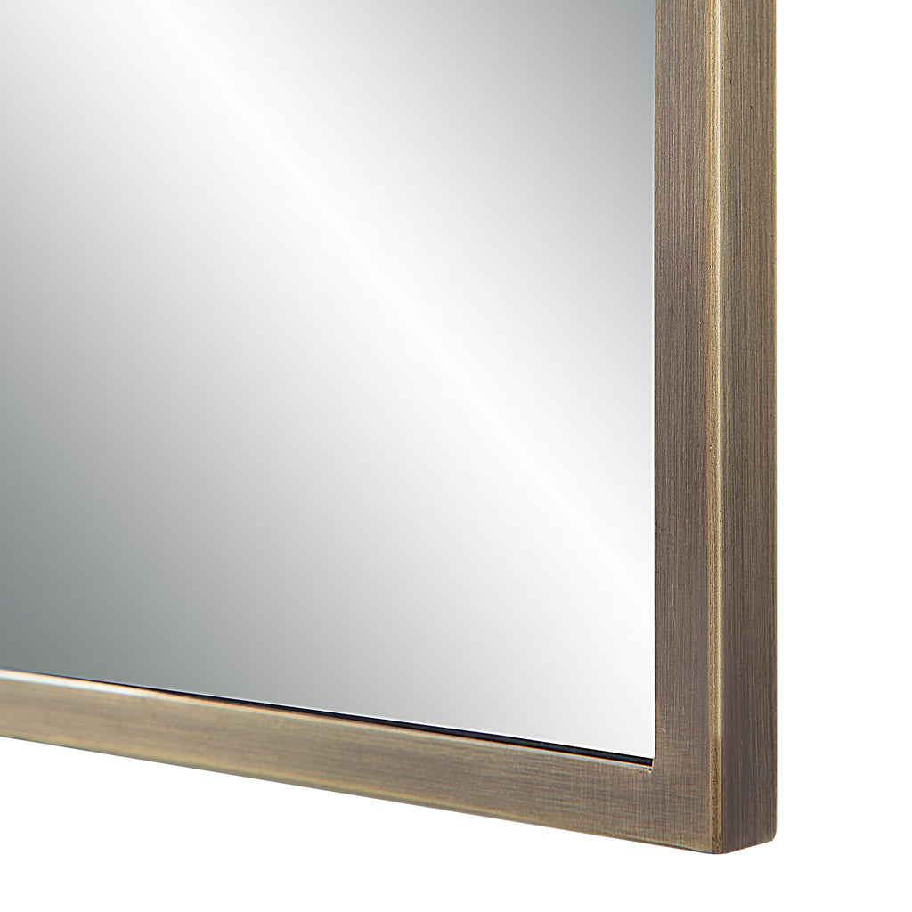 Renwil Cider 45" Tall Rectangular Mirror - Brushed Bronze