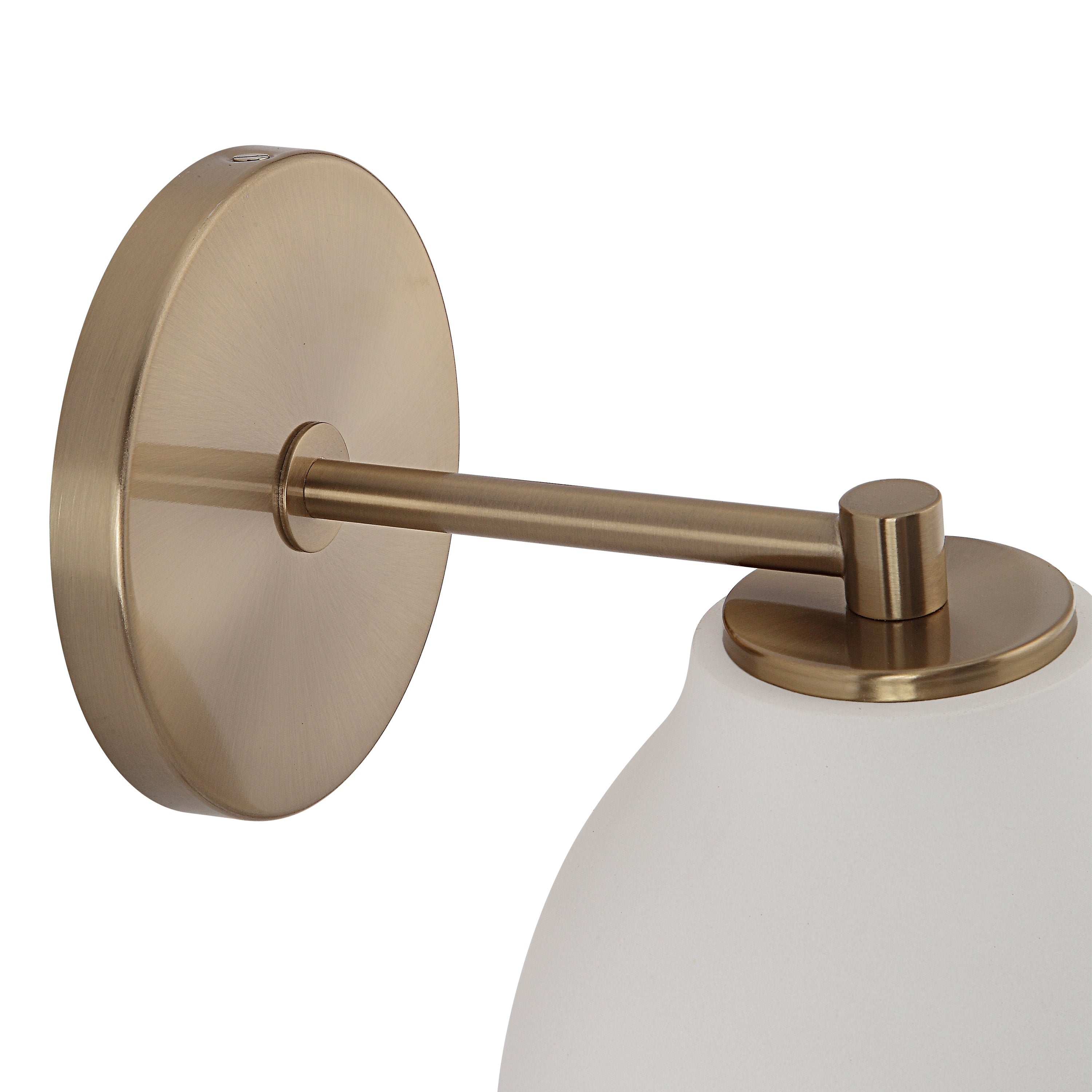Renwil Mazia 8.5" Burnished Brass 1-Light Wall Sconce