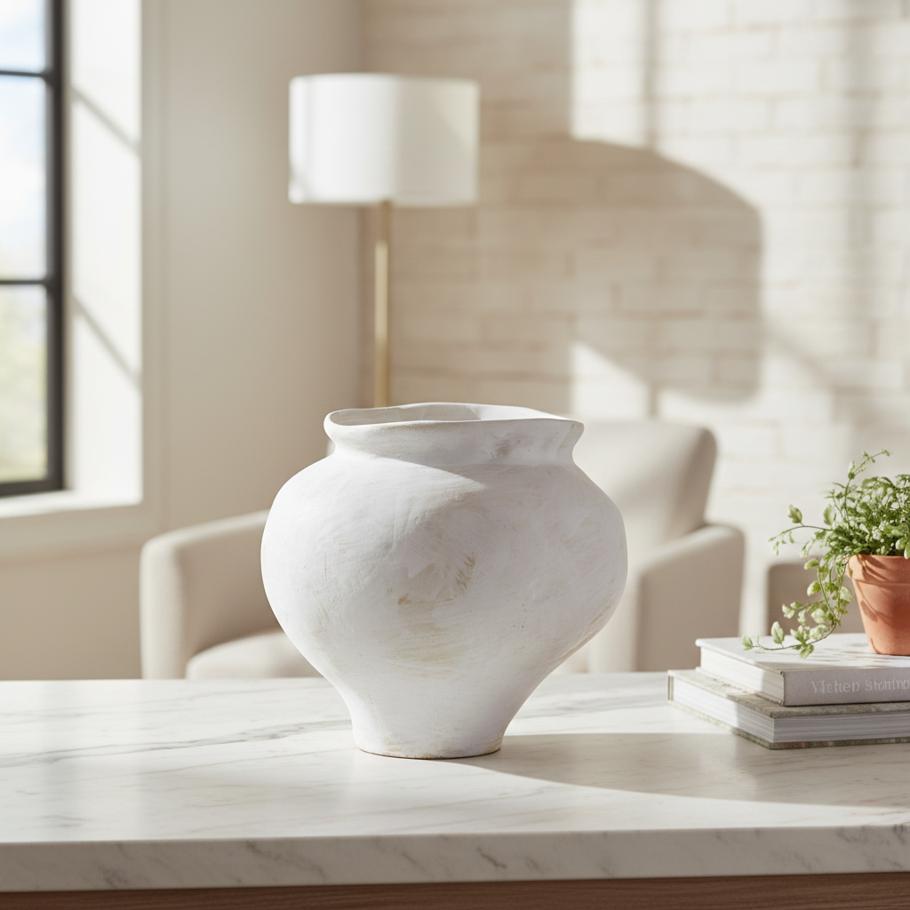 Renwil Elia Indoor Vase - White