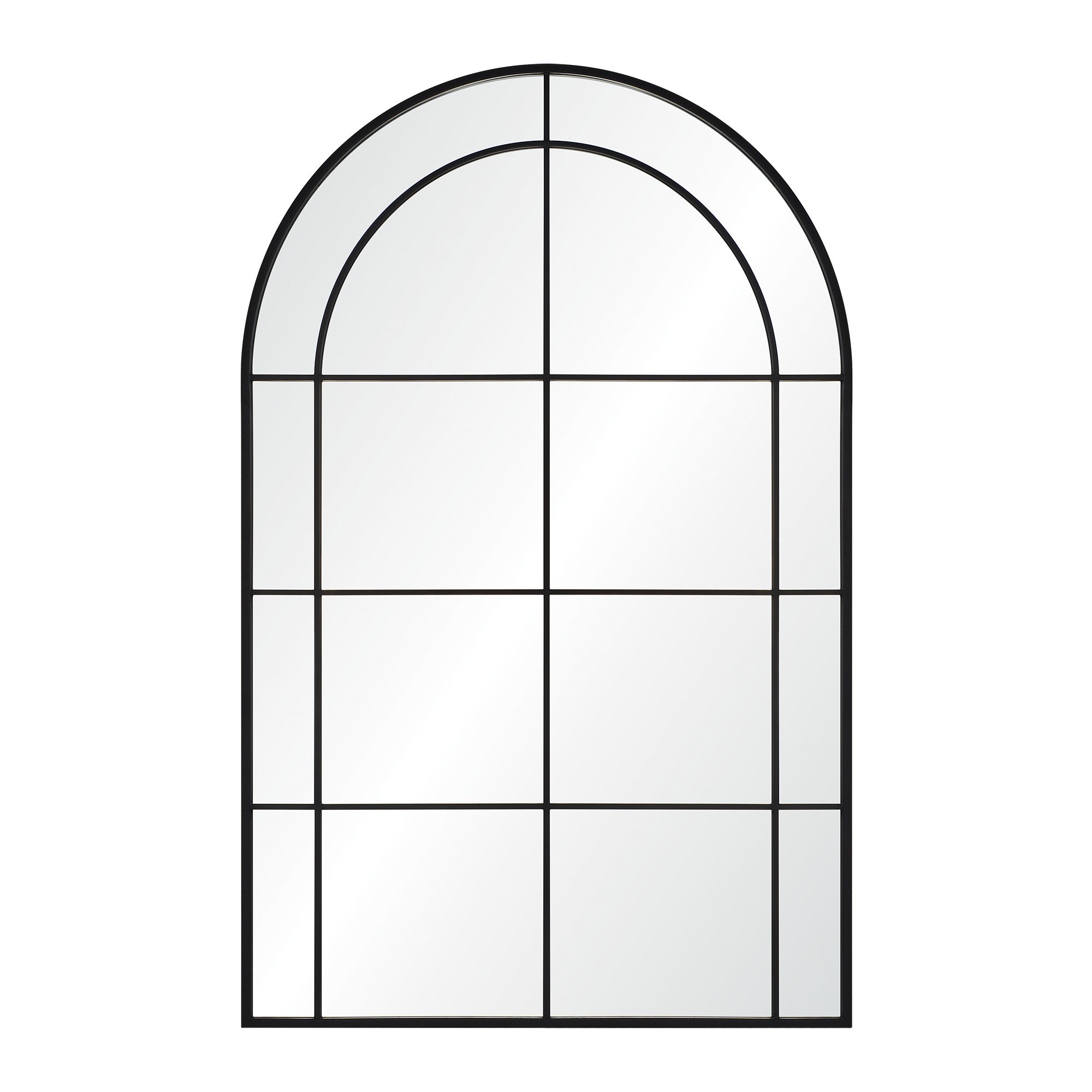 Renwil Atkinson 62" Tall Arch Full Length Mirror - Black