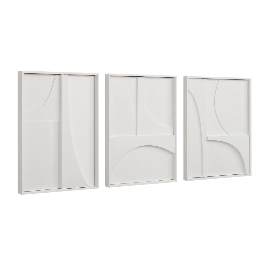 Renwil Marsh 18" Wide Wall Decor - Matte White