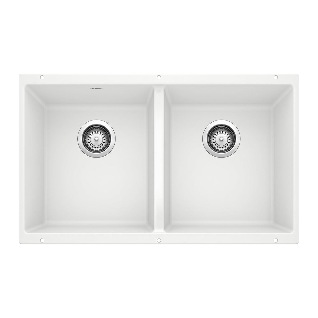 Blanco Precis Silgranit 29" 50/50 Double Bowl Undermount Kitchen Sink