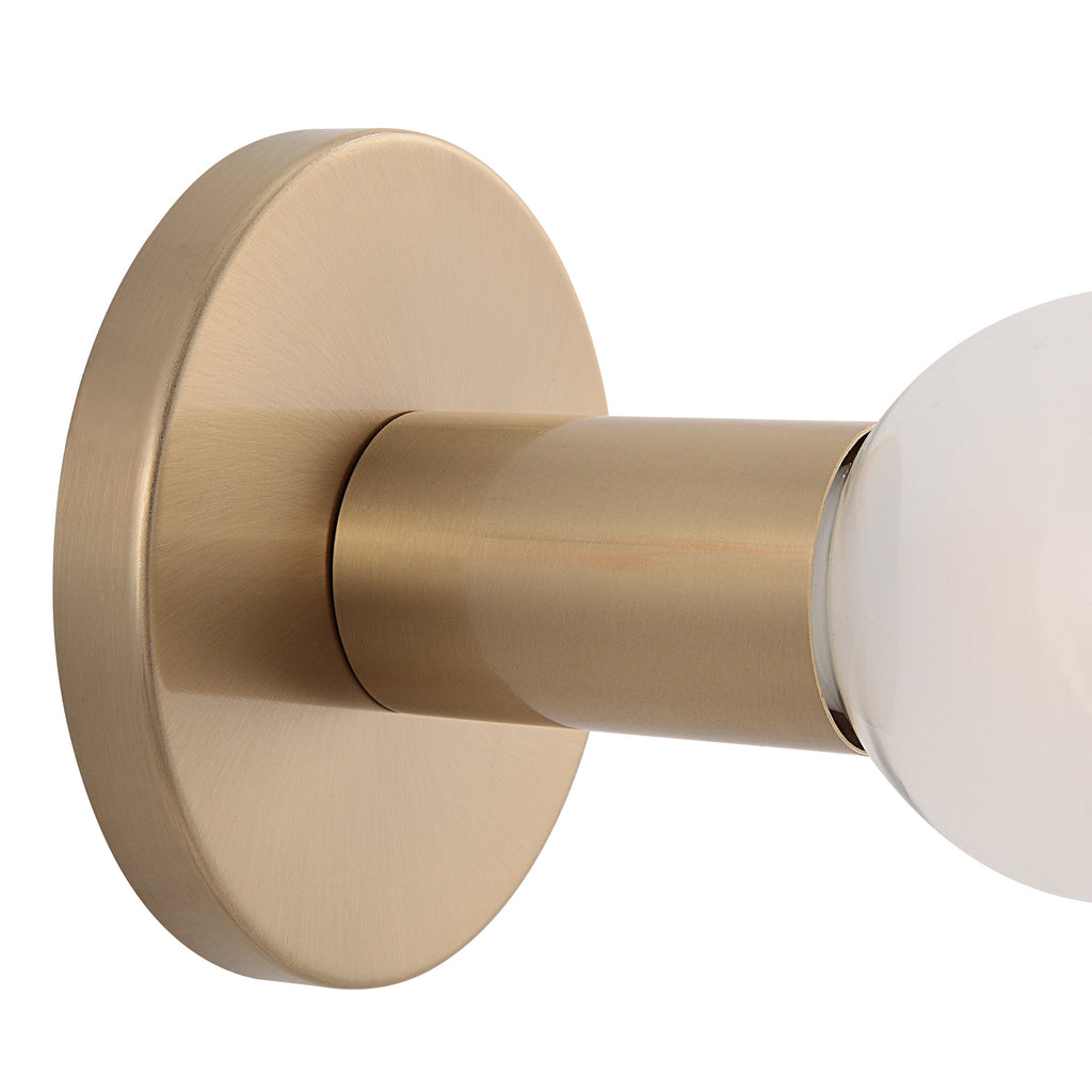 Renwil Dania 5" Burnished Brass 1-Light Wall Sconce