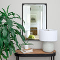 Renwil Sorella 36" Tall Rectangle Wall Mirror - Black