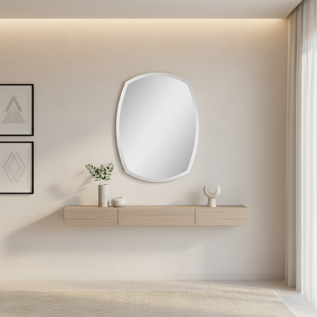 Renwil Spalding 24" Tall Irregular Wall Mirror