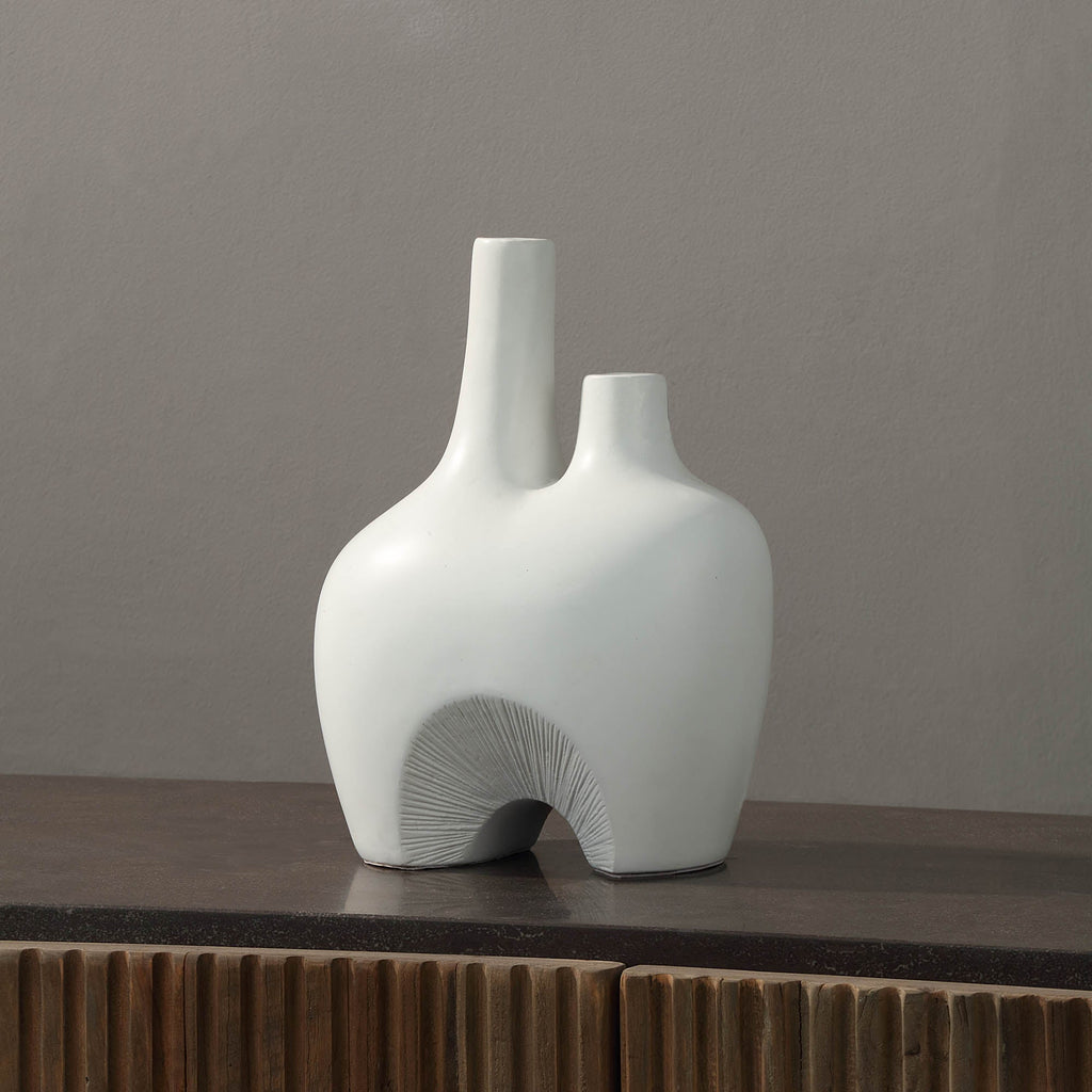 Renwil Pioneer
 Indoor Ceramic Vase
 - Off-White