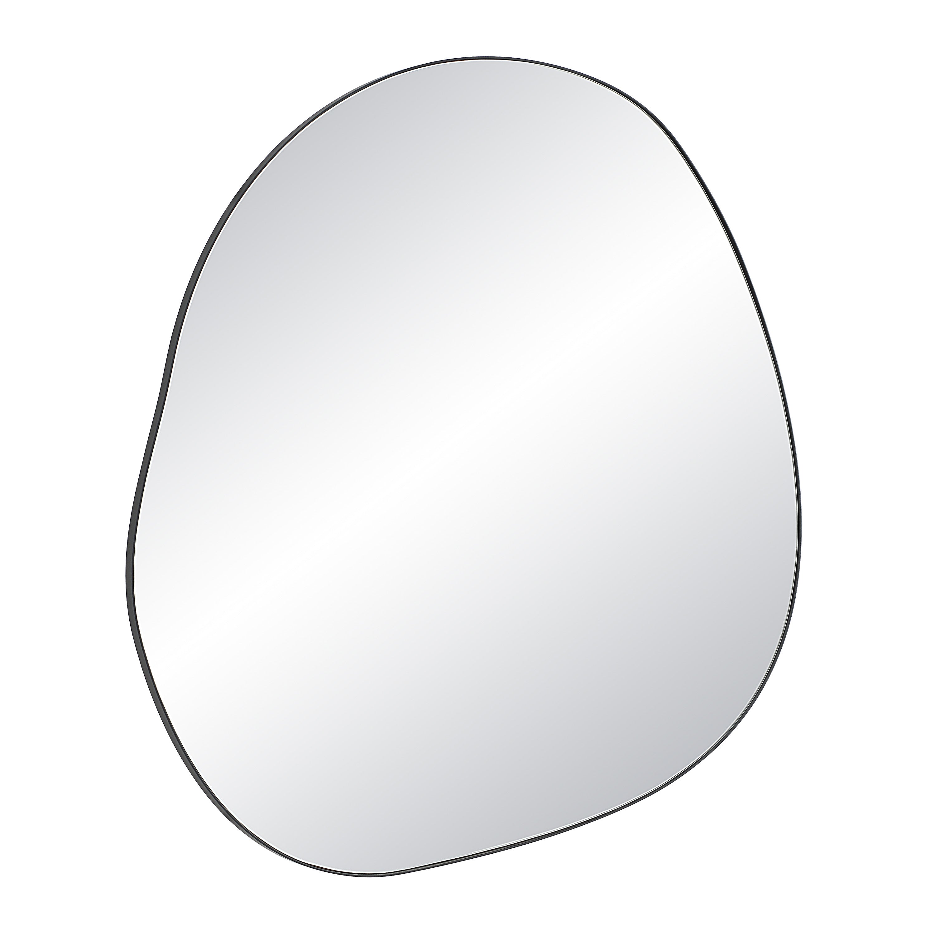 Renwil Dolly 45.25" Tall Irregular Wall Mirror - Black