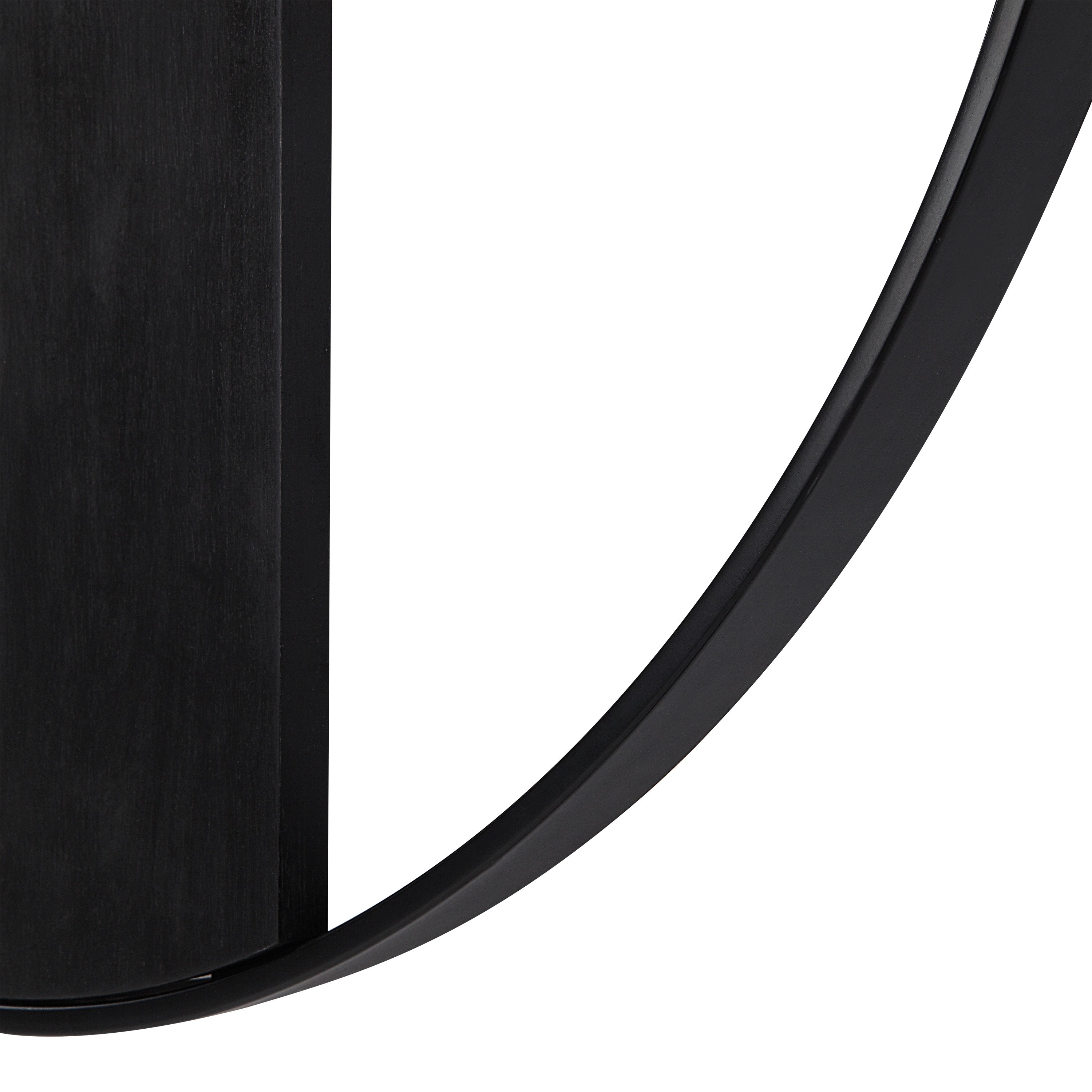 Renwil Romy Indoor Iron Wall Clock - Matte Black