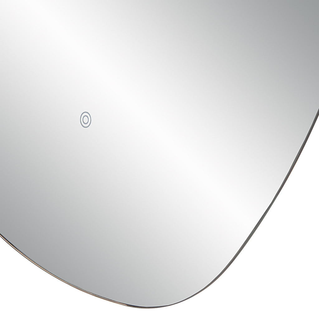 Renwil Forli 45" Tall Irregular Led Mirror - Clear