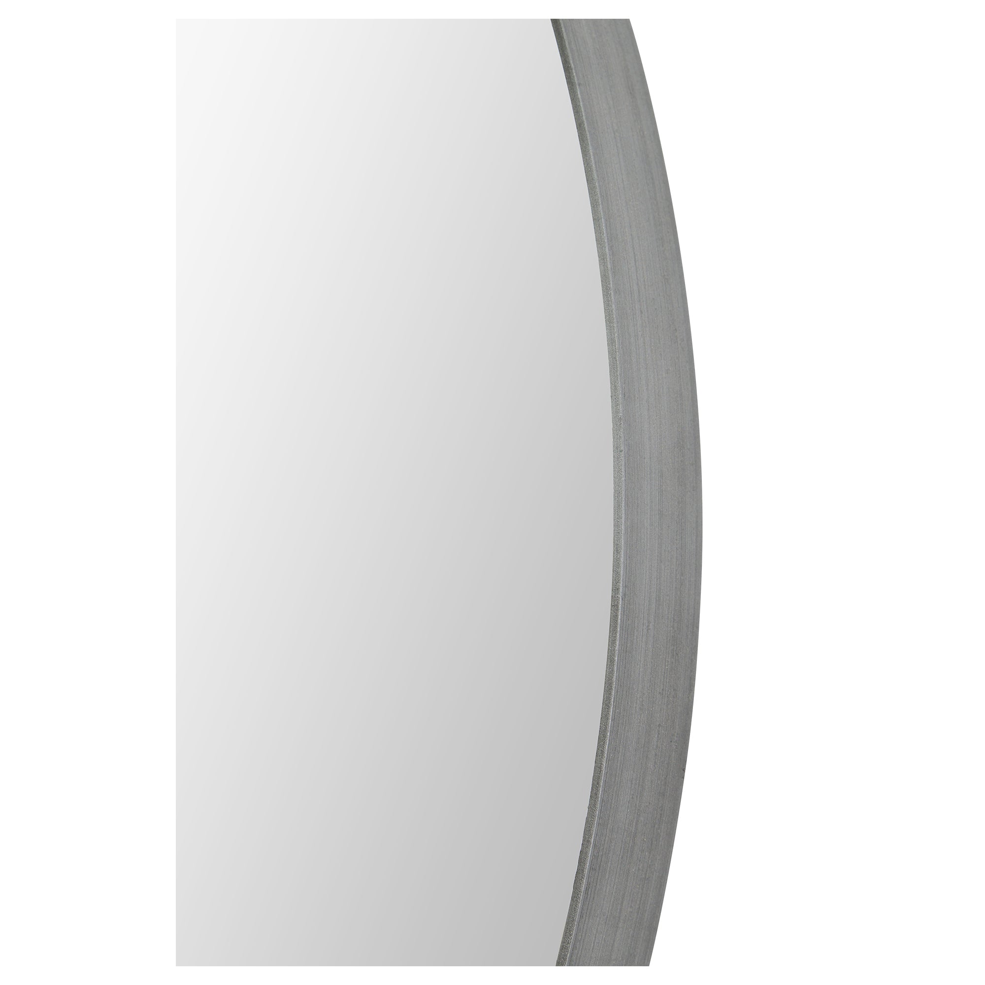 Renwil Lester 30" Tall Round Wall Mirror - Grey