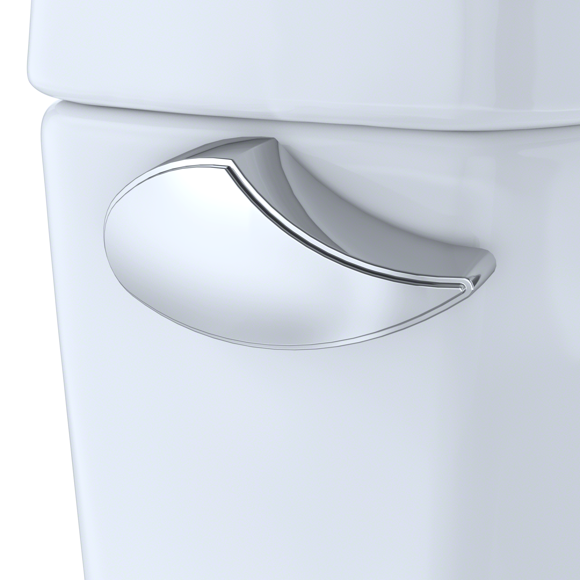 TOTO Drake II Two Piece Elongated 1.28 GPF Universal Height Toilet with Cefiontect and Right Hand Trip Lever