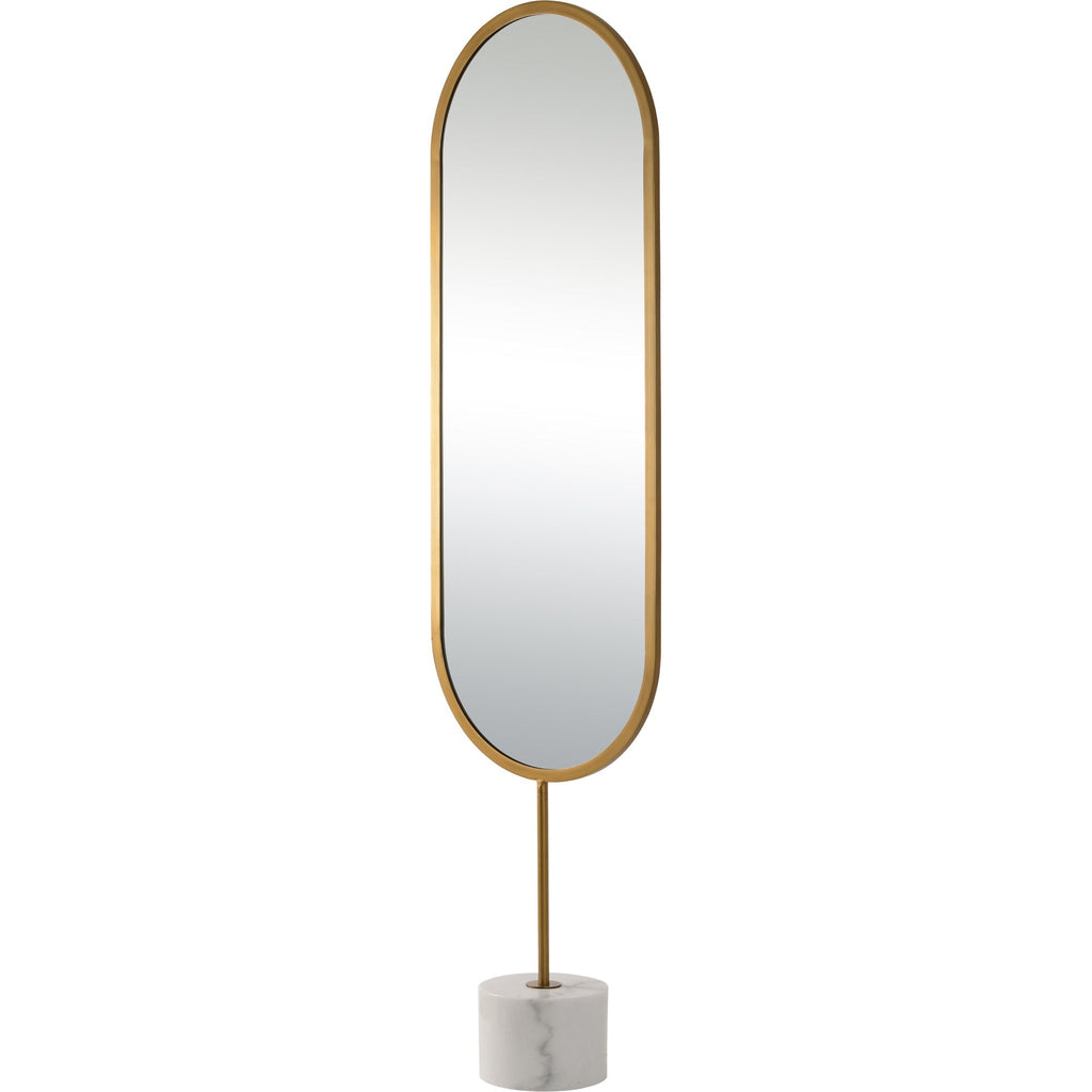 Renwil Taio 70" Tall Oval Wall Mirror - Yellow