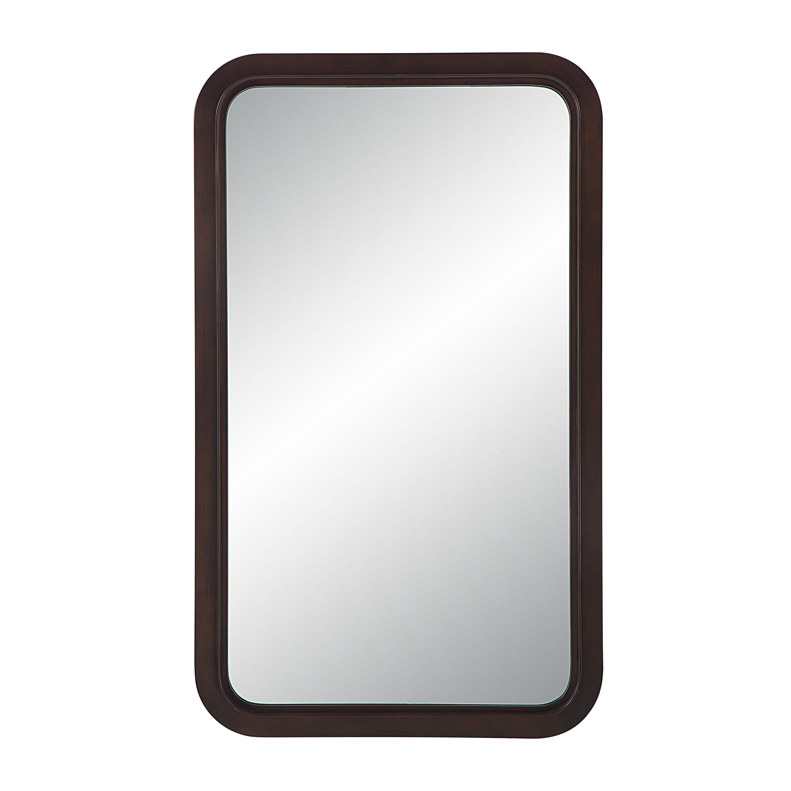 Renwil Almere 40" Tall Rectangular Mirror - Dark Antique Bronze