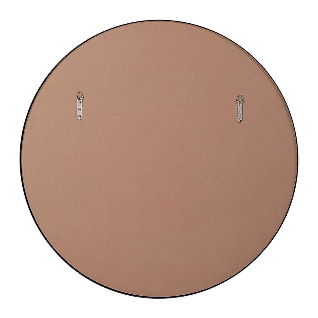 Renwil Namur 36" Tall Round Mirror - Matte Black
