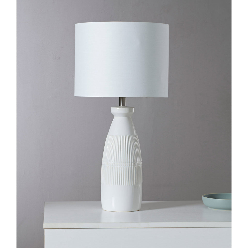 Everren Nado 26.25" Length Table Lamp -  Off-White