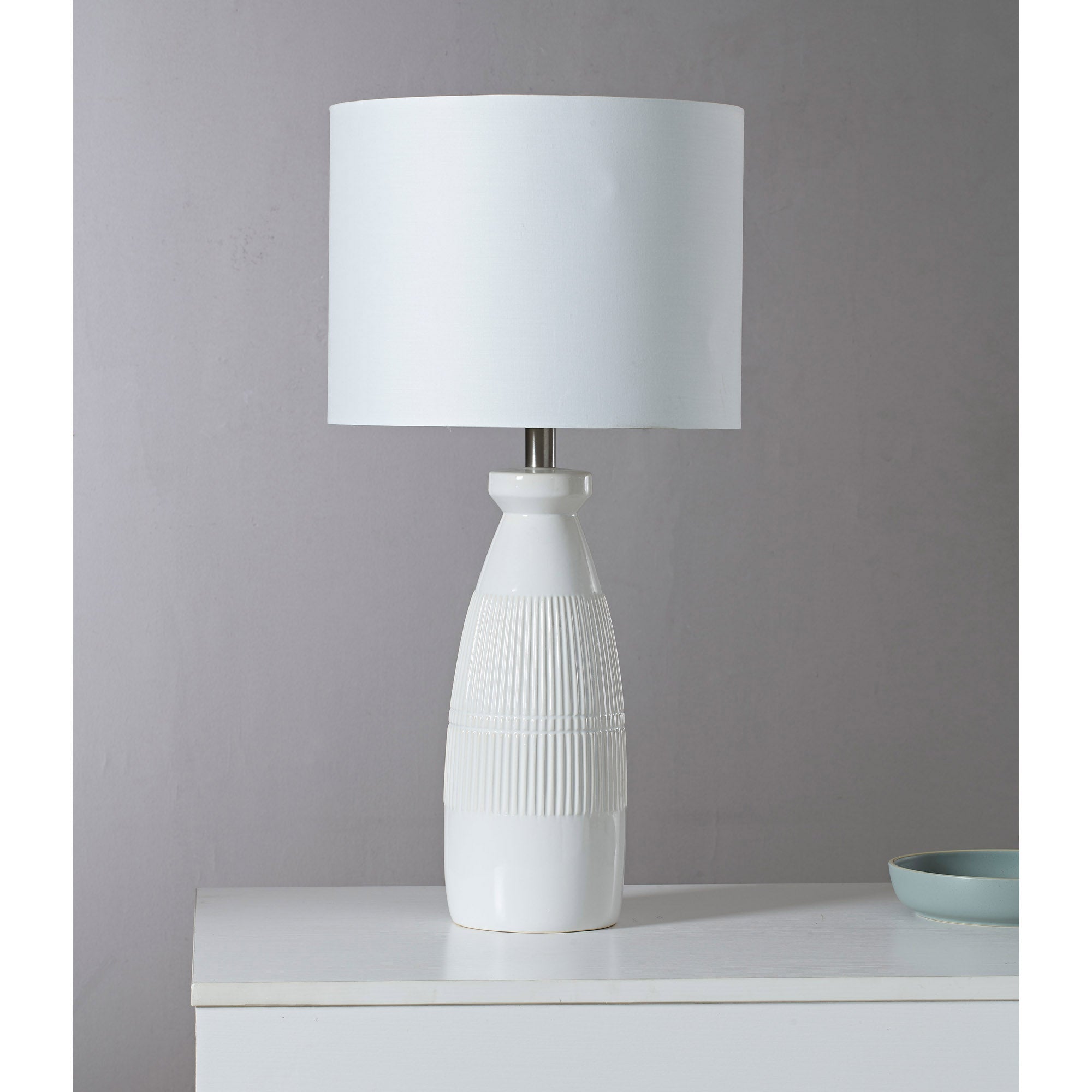 Everren Nado 26.25" Length Table Lamp -  Off-White