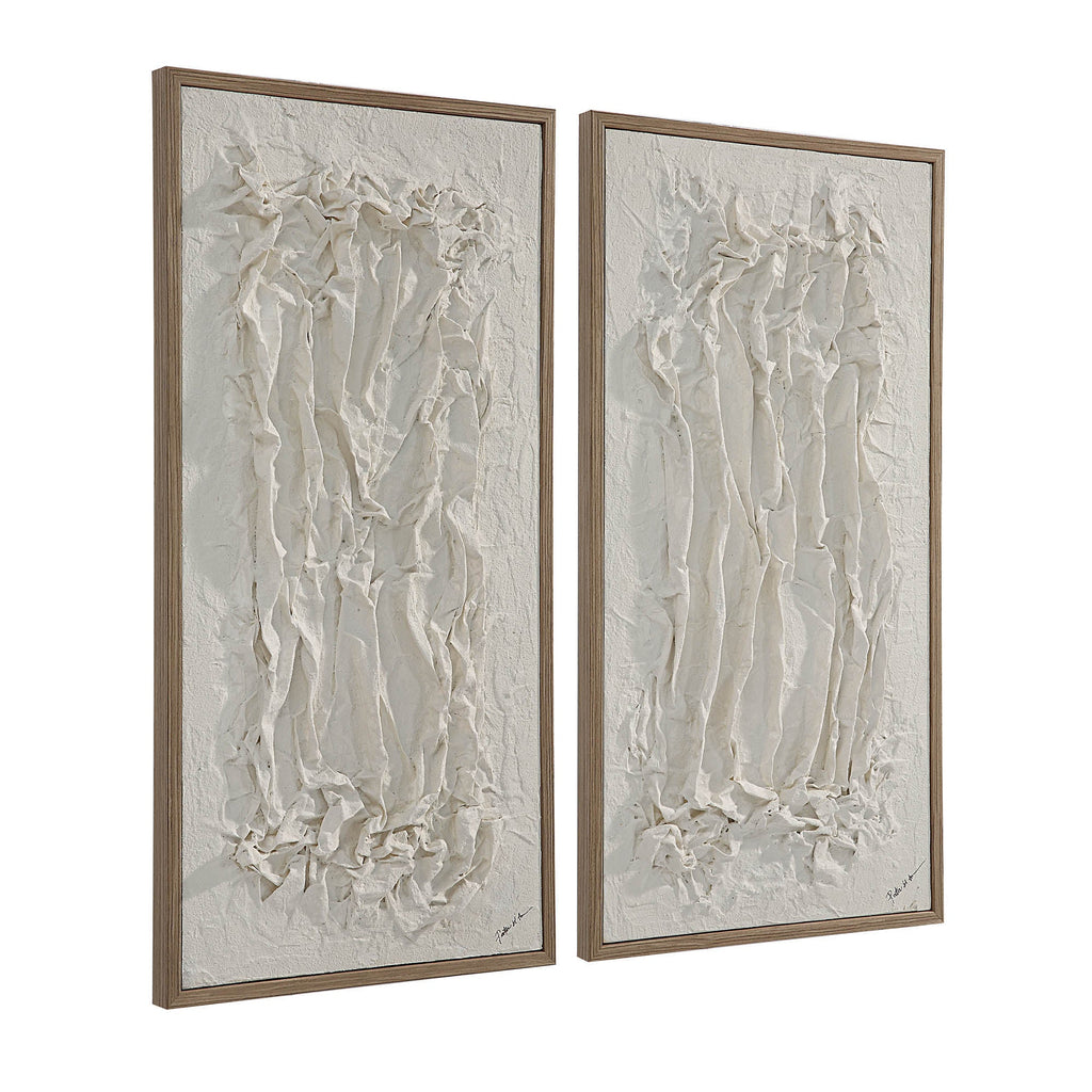 Renwil Volterra 20" Wide Wall Art - White