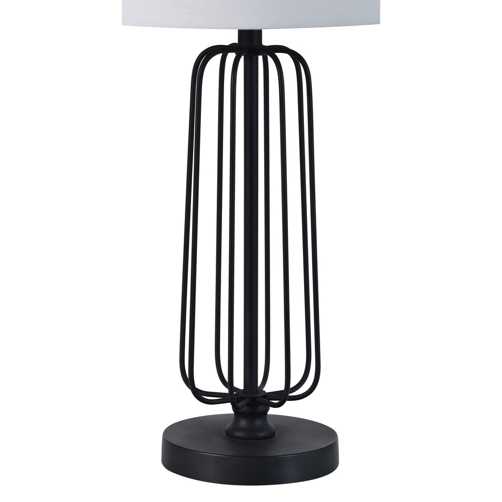 Everren Shadia 24.75" Length Table Lamp (Set of 2) - Matte Black