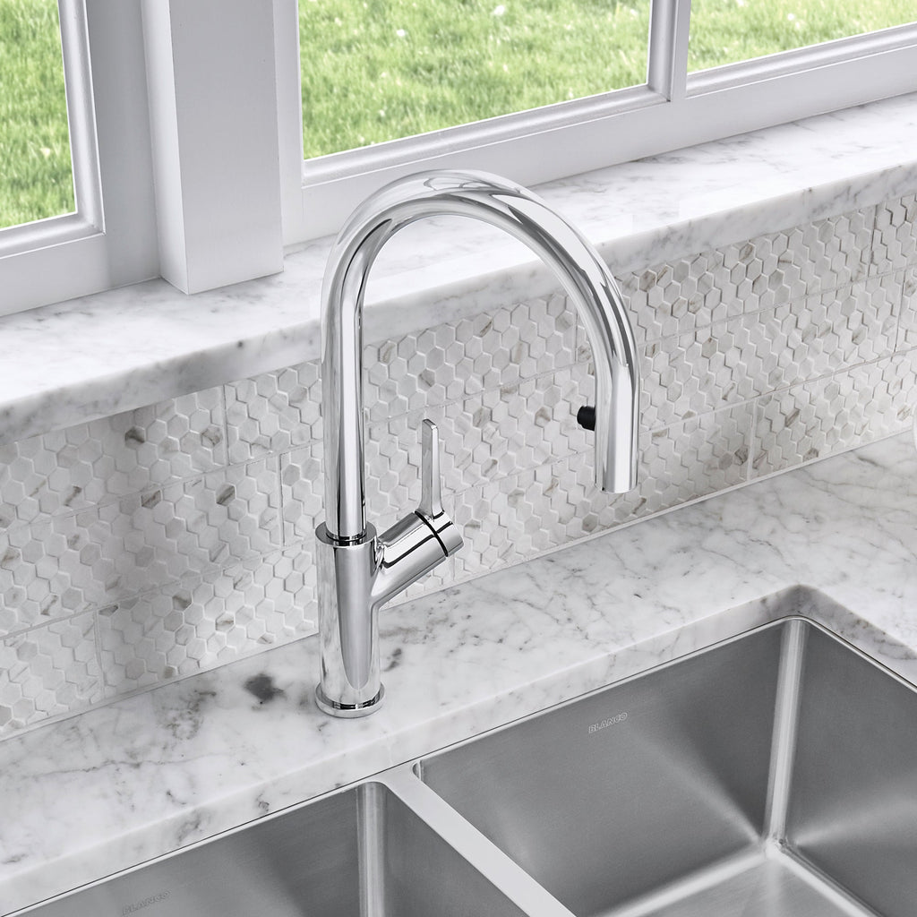 Blanco Urbena Pull-Down Dual-Spray Kitchen Faucet
