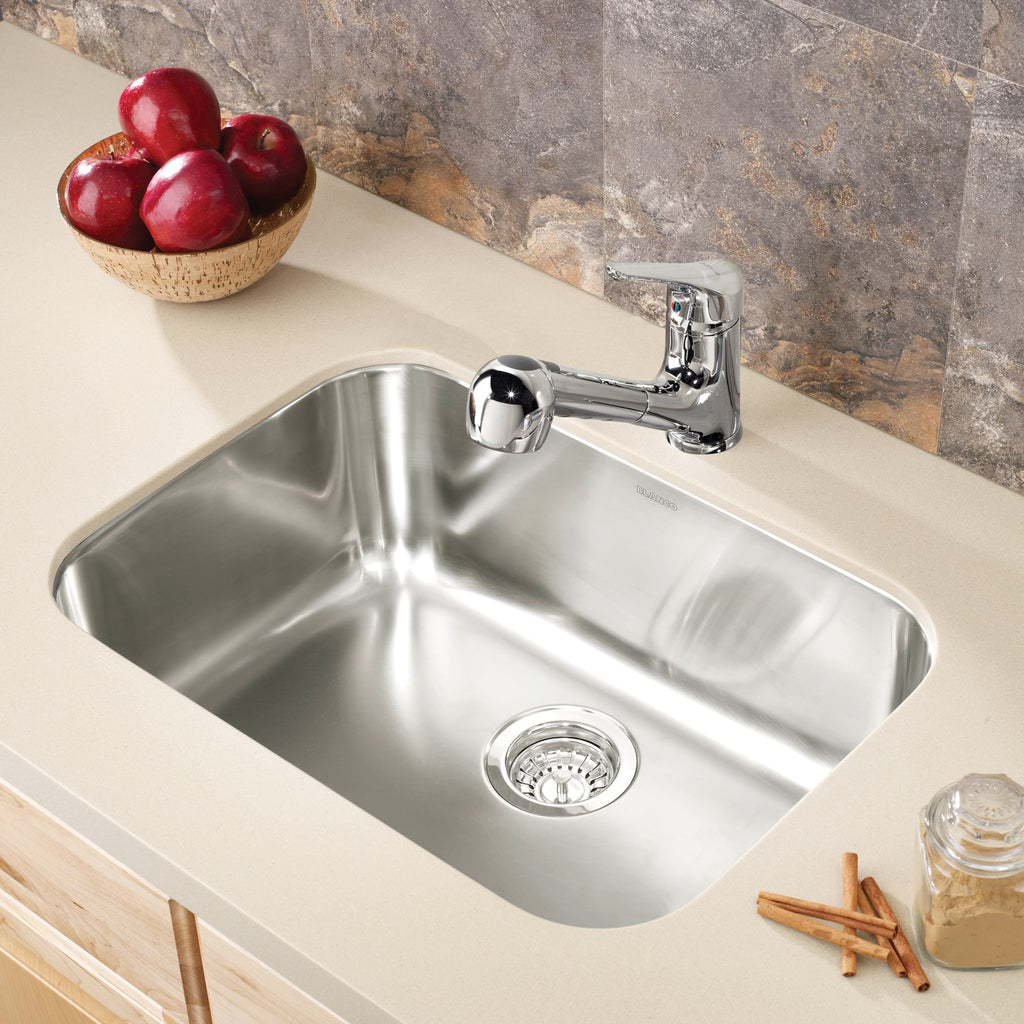 Blanco Essential 24" Single Bowl Undermount Stainless Steel Kitchen Sink