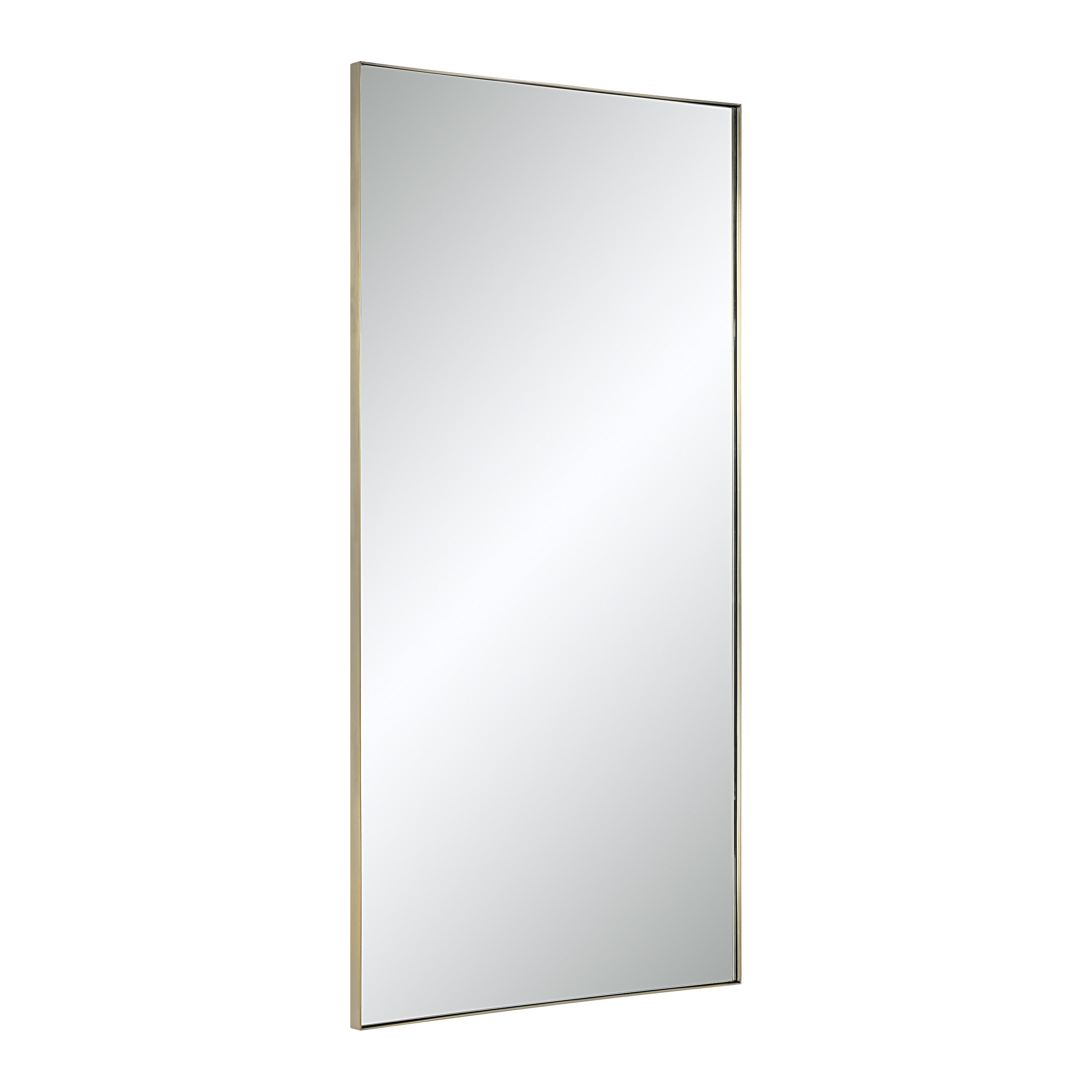 Renwil Orrin 60" H x 30" W Wall Mirror - Yellow