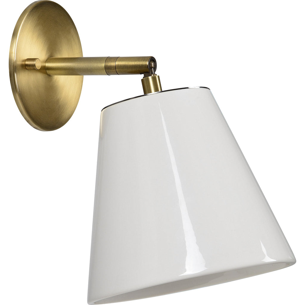 Renwil Kai 9.75" Length Wall Sconce - Antique Brushed Brass