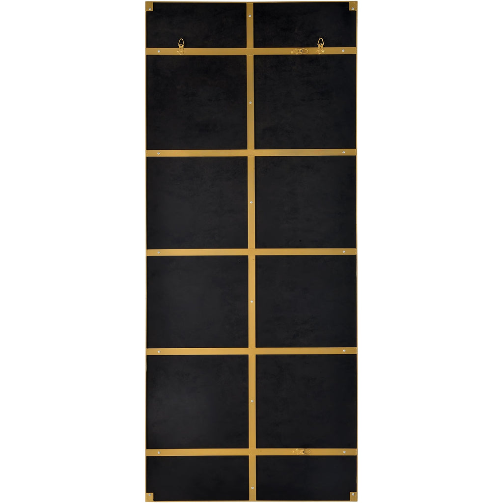 Renwil Northern 72" Tall Rectangle Wall Mirror - Yellow