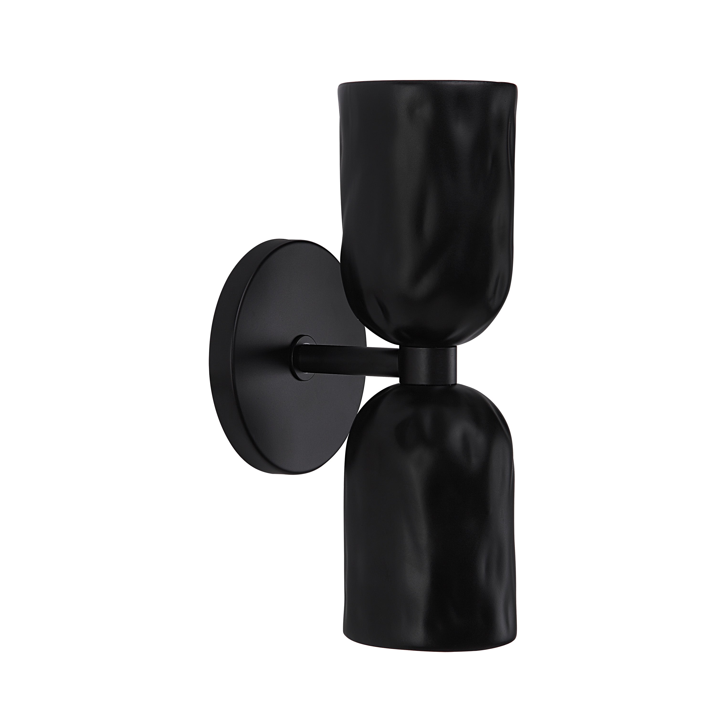 Renwil Alessia 11.2" Powder Coated Matte Black 2-Light Wall Sconce