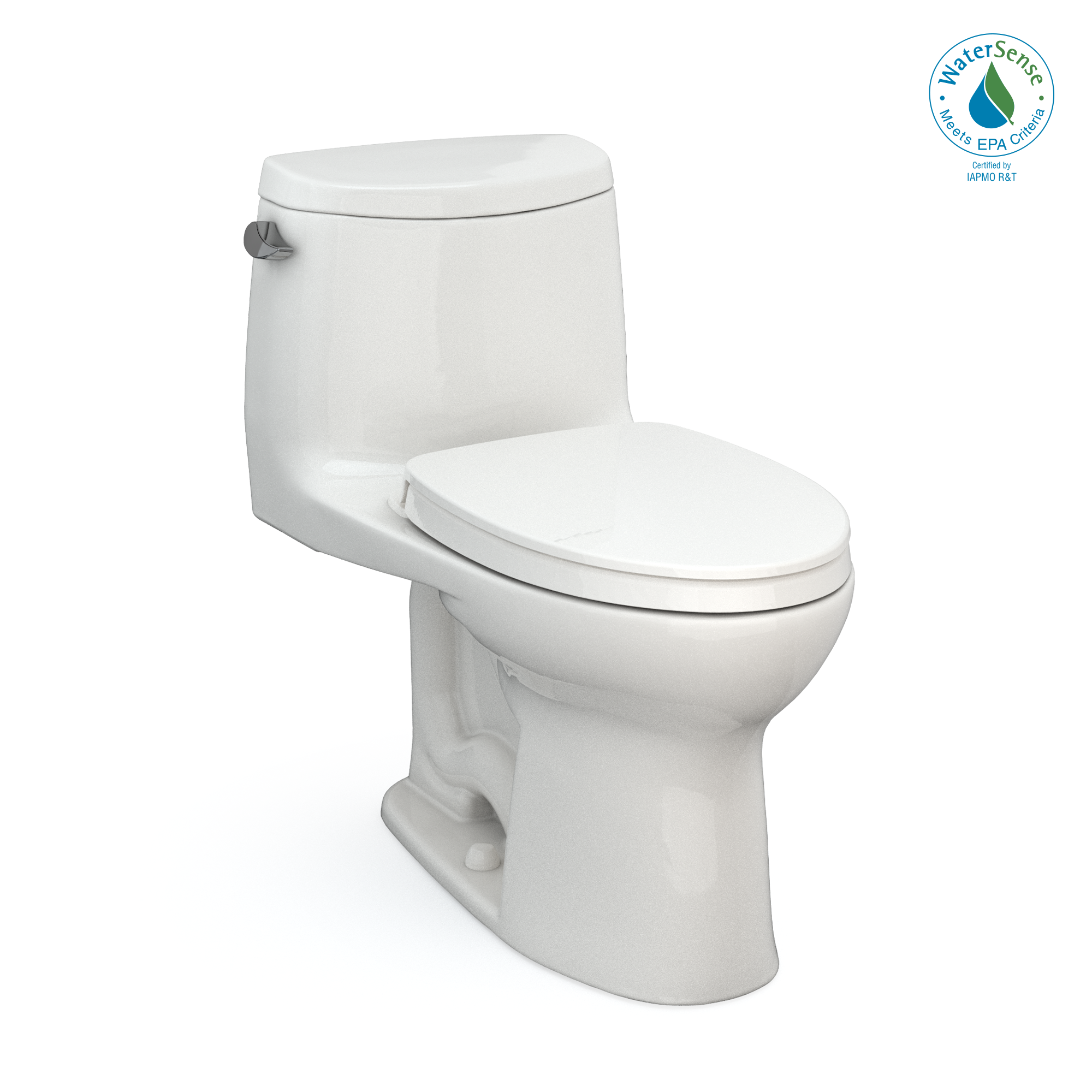 TOTO Ultramax II One Piece Elongated 1.28 GPF Universal Height Toilet with Ss124 Softclose Seat - Washlet+ Ready