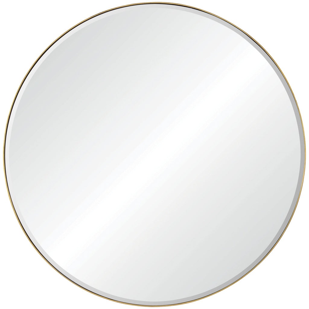 Renwil Thallo 48" Tall Round Wall Mirror - Yellow