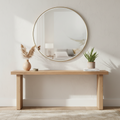 Renwil Thallo 48" Tall Round Wall Mirror - Yellow