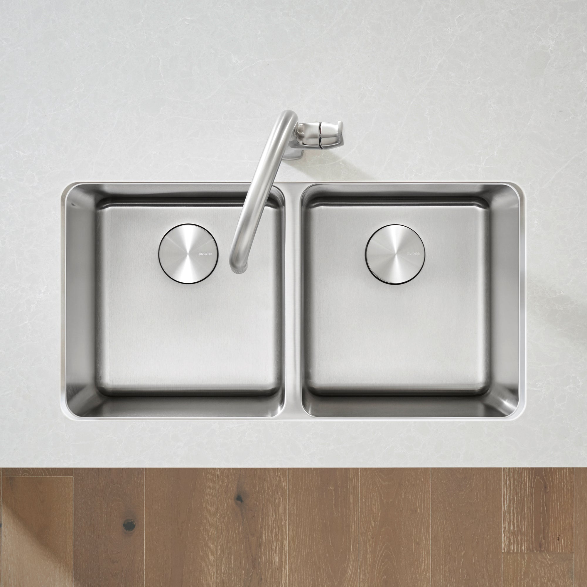 Blanco Formera 33" 50/50 Double Bowl Undermount Stainless Steel Kitchen Sink