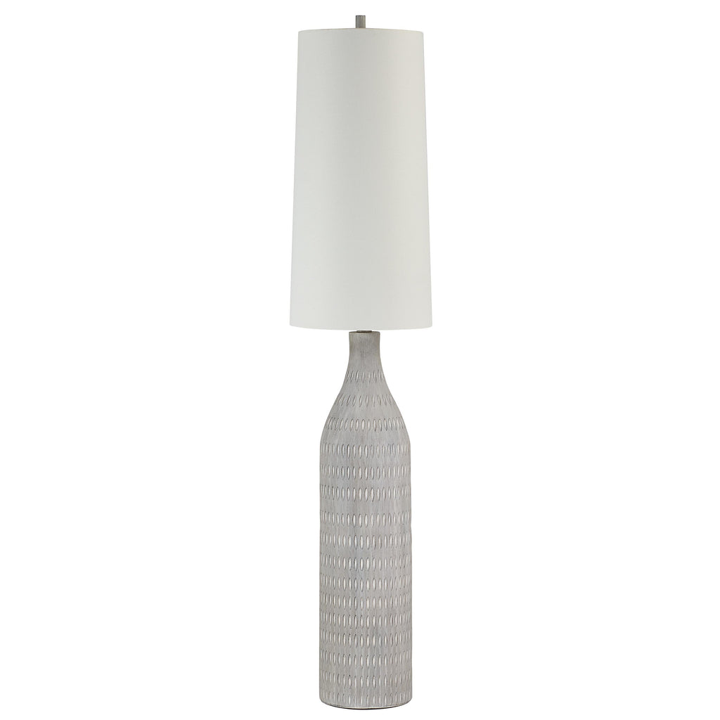 Everren Crimsom 65.25" Height Floor Lamp - Cream