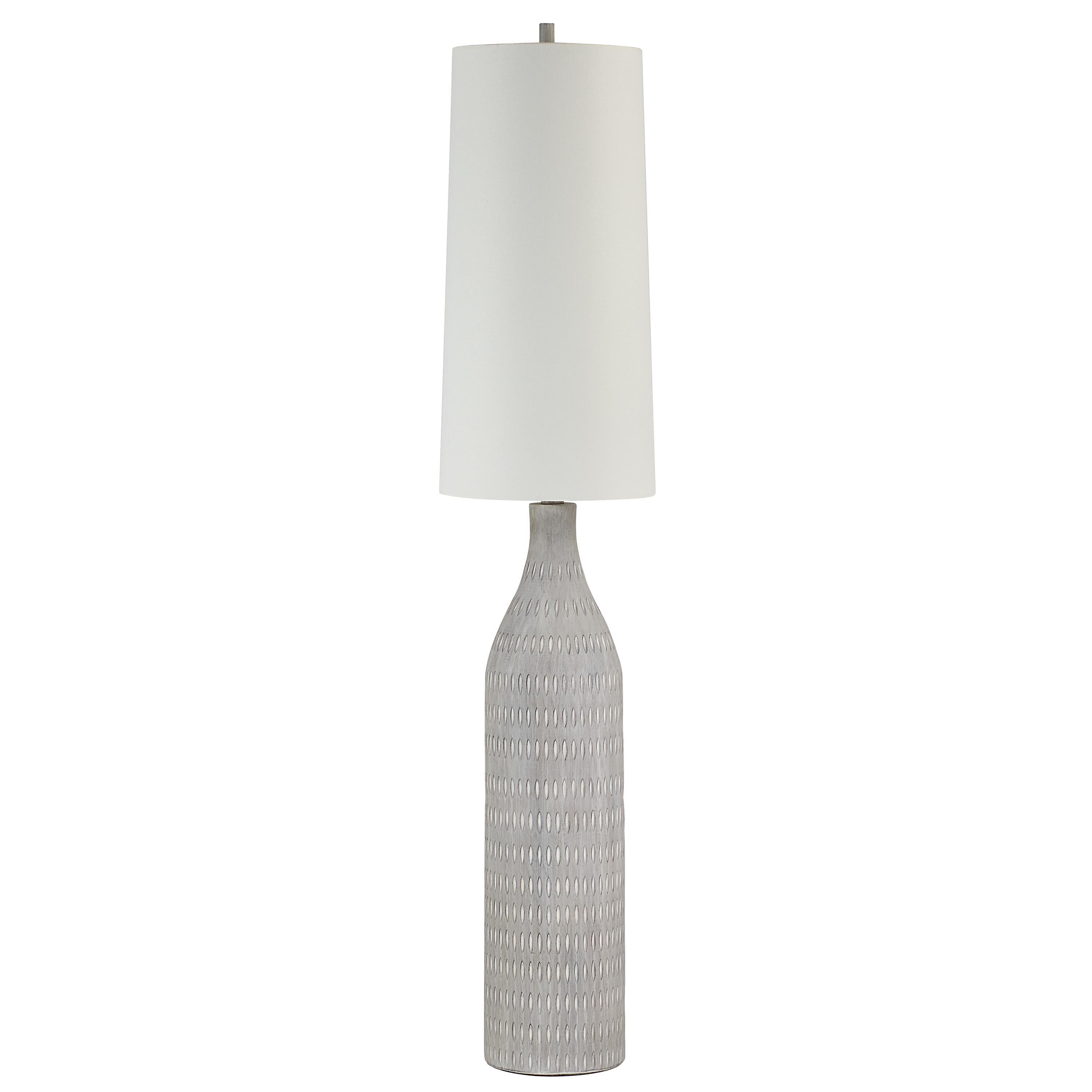 Everren Crimsom 65.25" Height Floor Lamp - Cream