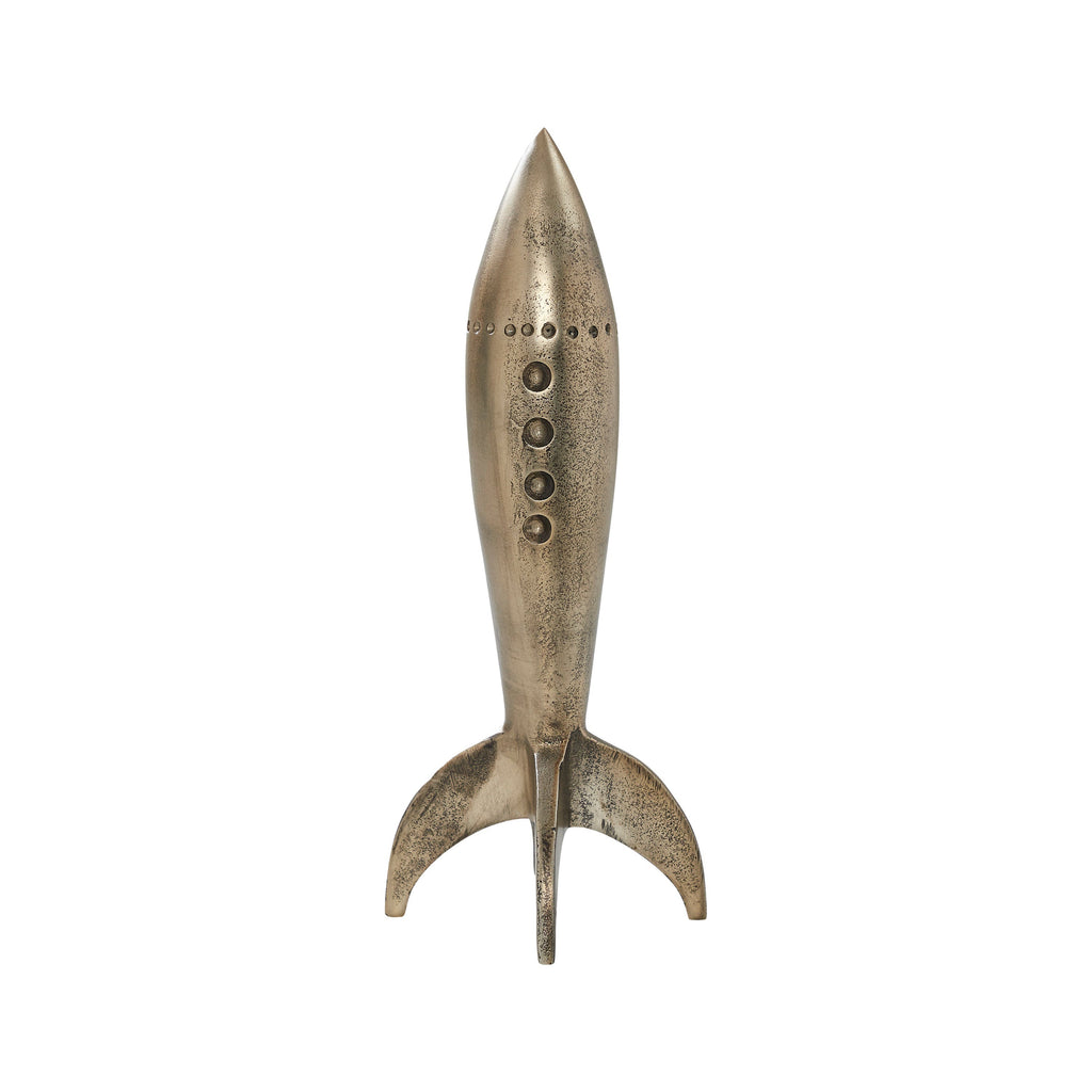 Renwil Brooks Indoor Cast Aluminum Statue - Antique Brass