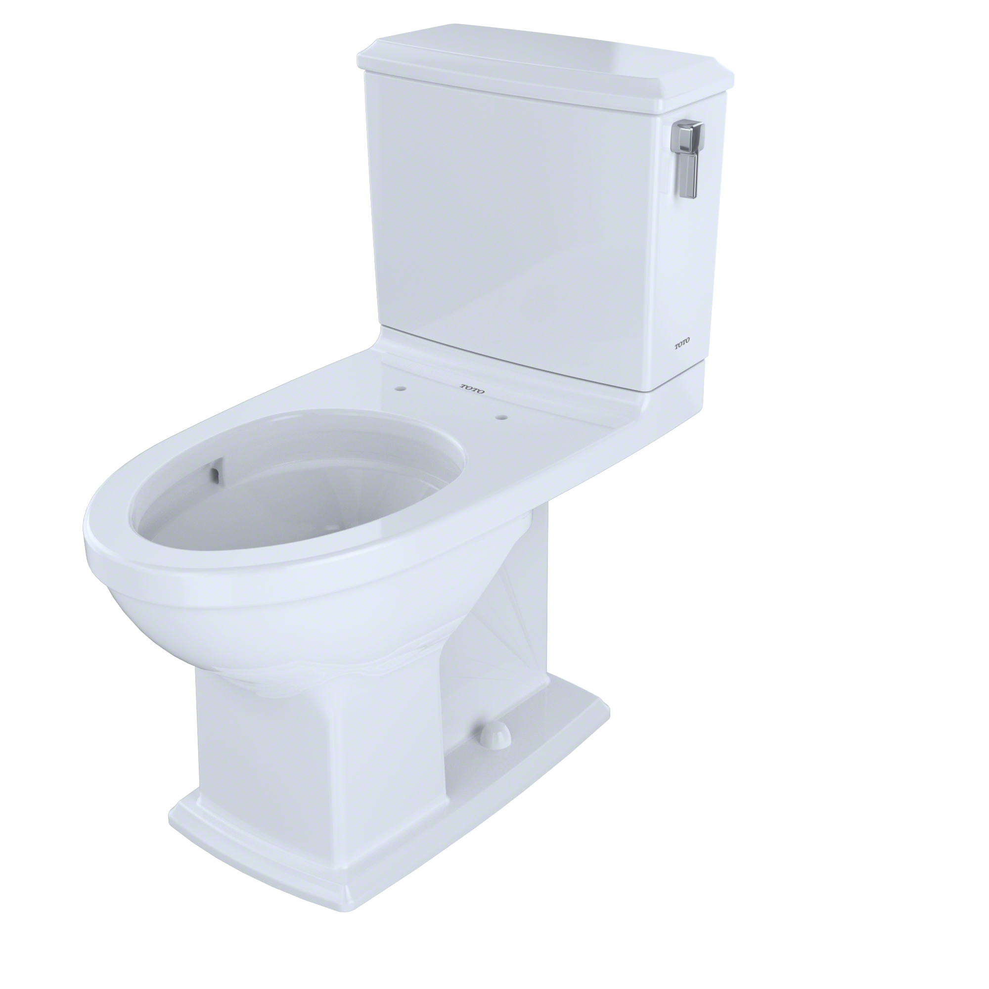 TOTO Connelly Two Piece Elongated Dual Max 1.28 and 0.9 GPF Universal Height Toilet with Cefiontect and Right Lever