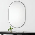 Renwil Beckah 40" Tall Oval Wall Mirror - Yellow