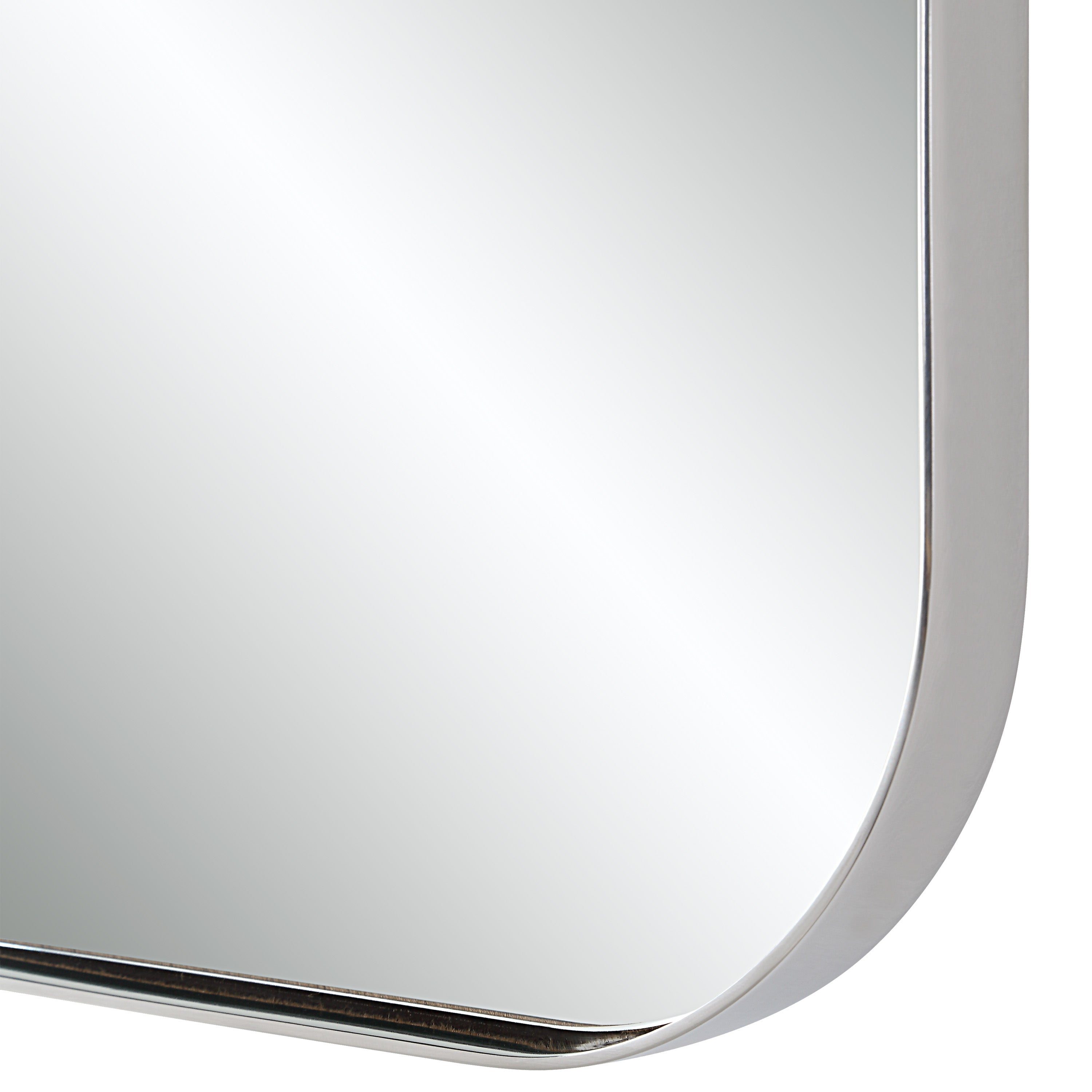 Renwil Louvas 36" H x 24" W Wall Mirror - Grey