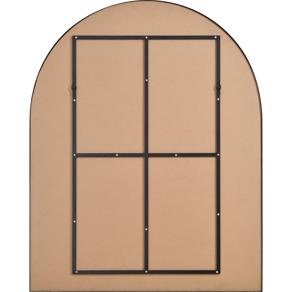 Renwil Lamia 50" Tall Arch Wall Mirror - Black