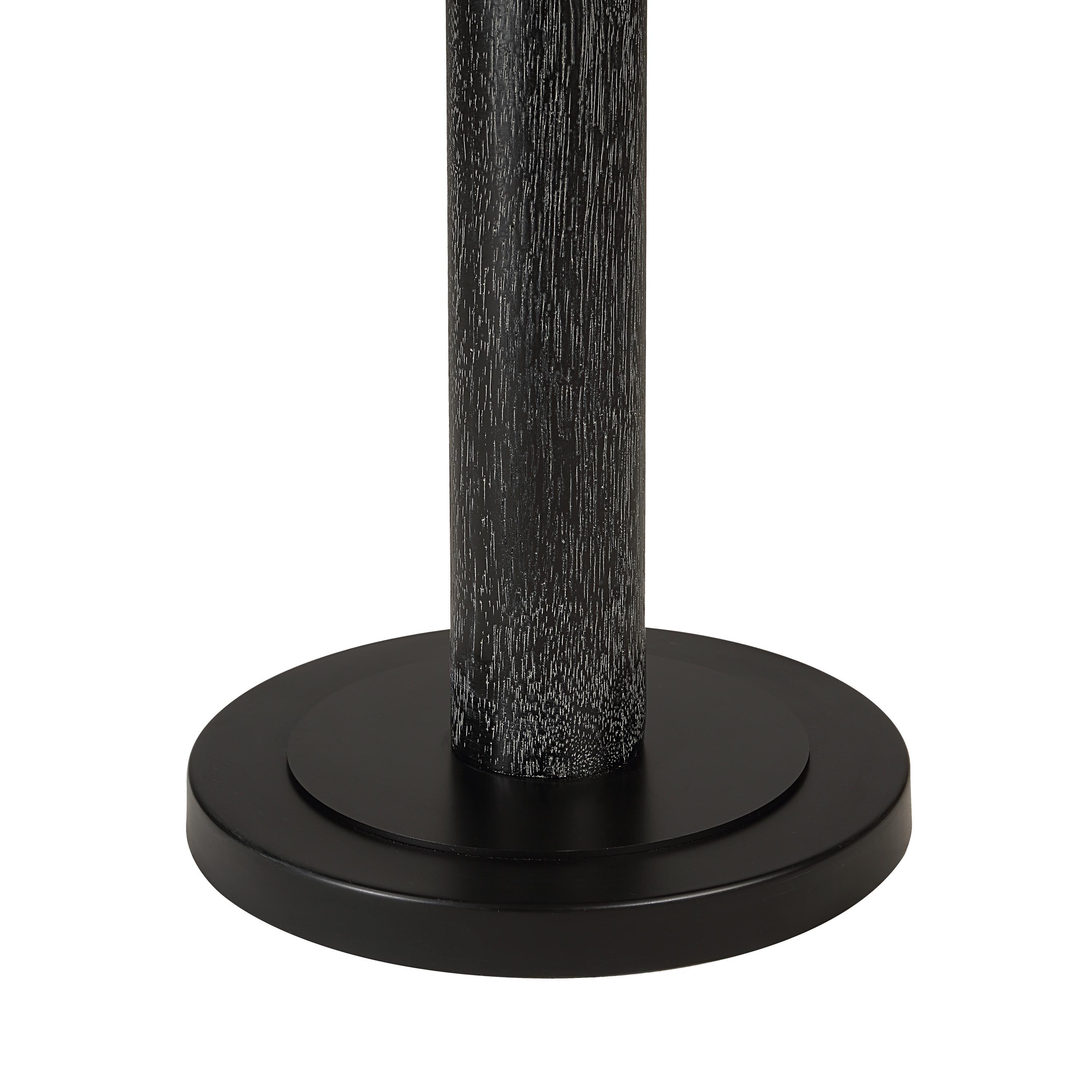 Everren Pheonix 68" Height Floor Lamp - Matte Black Wash