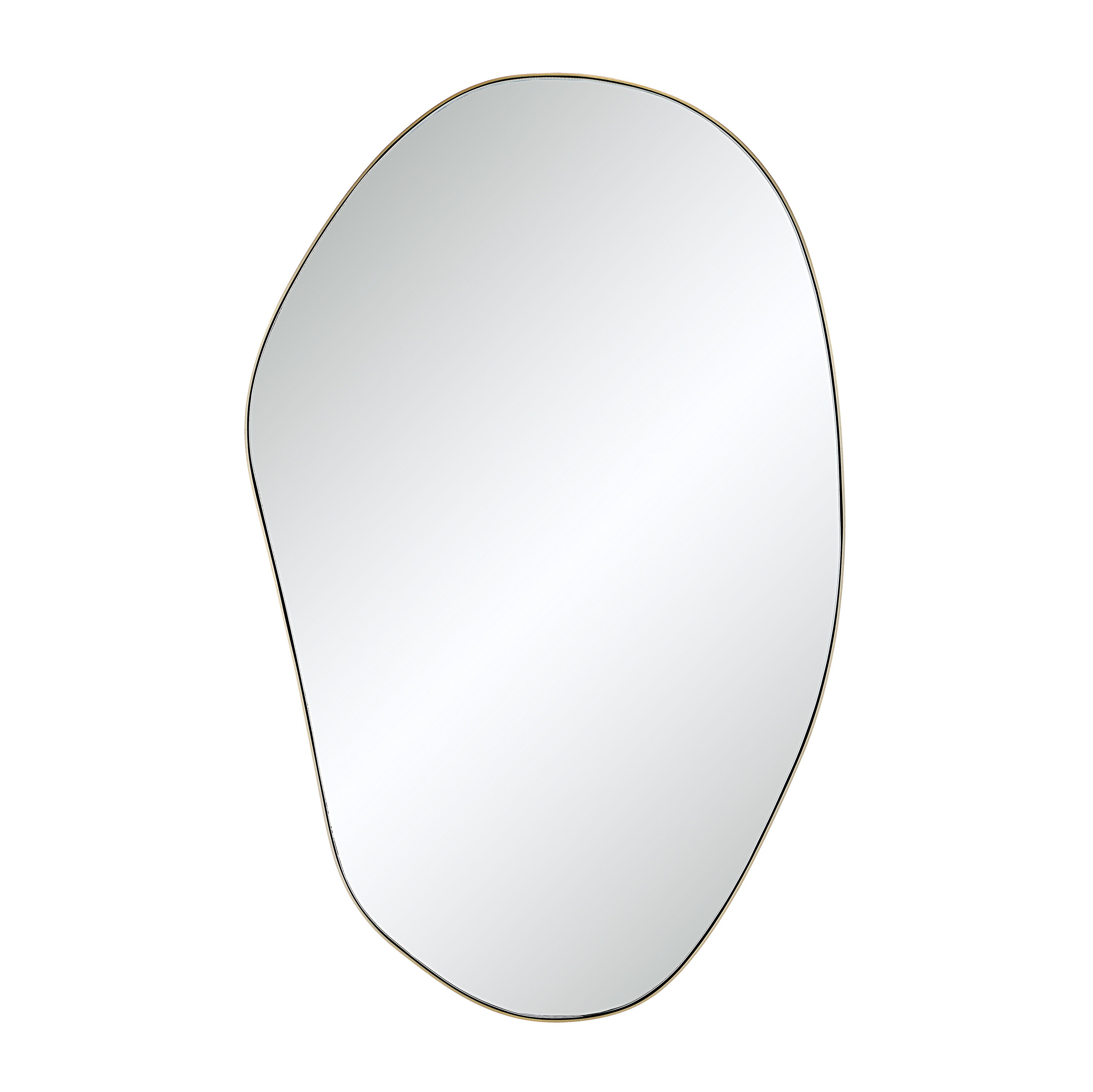Renwil Gatella 36" H x 23" W Wall Mirror - Yellow