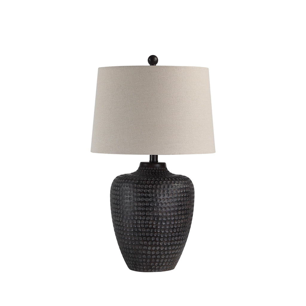 Everren Agueda 25" Height Table Lamp - Dark Brown