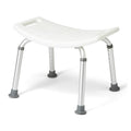 Medline Aluminum Bath Benches without Back,White, BENCH,BATH,NO BACK,ASSEMBLED,2EA/CS
